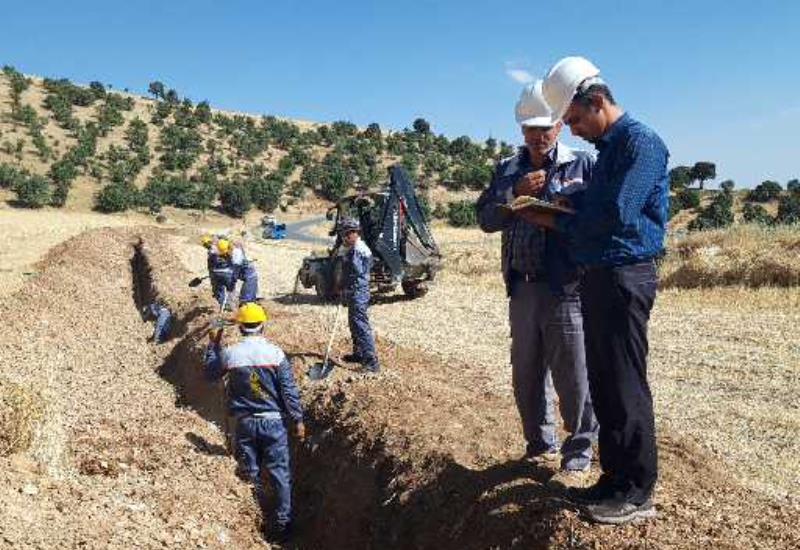گازرسانی به محور زمکان ثلاث باباجانی